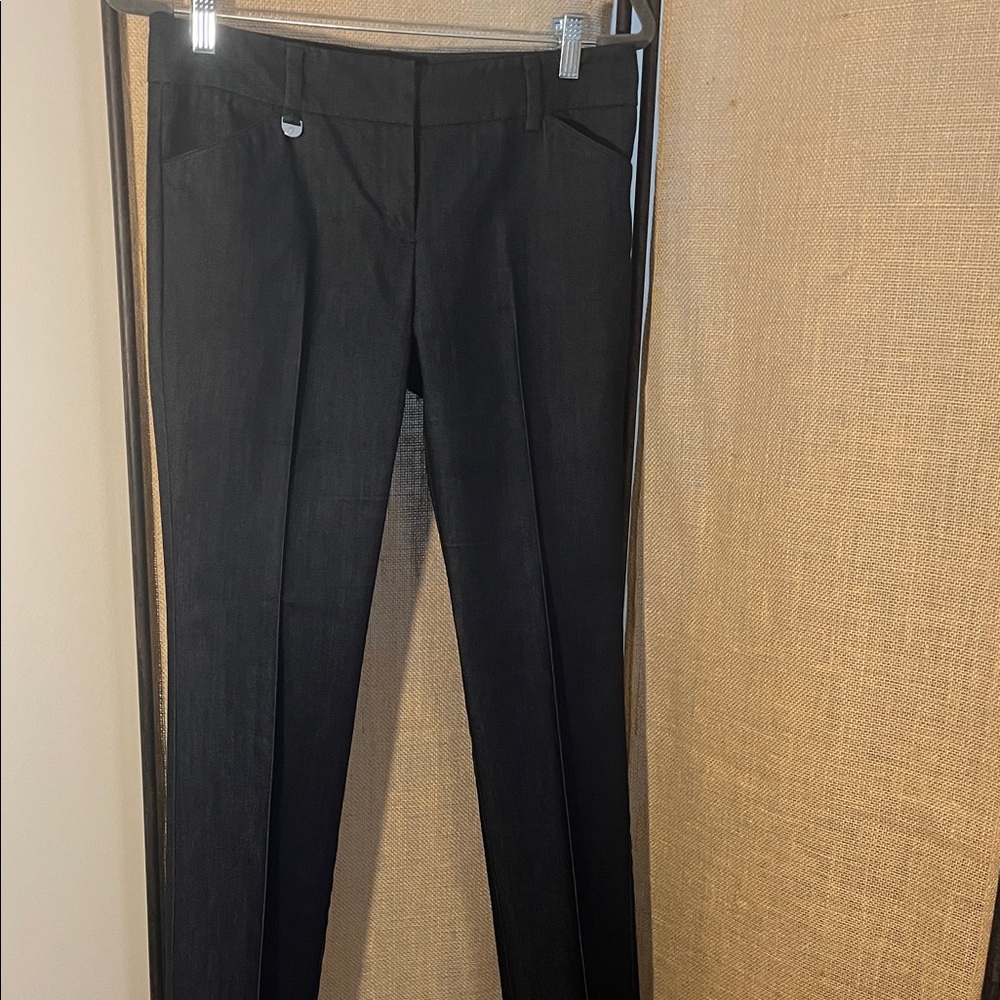 Jones New York Black Stretch  Straight Leg Pants